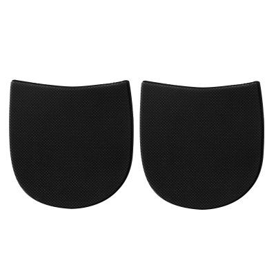 Vin Beauty Shoe Repair Rubber Heel Replacement, Boot Heel Replacement Repair Heels Anti-Slip Heels Pads 5/32 Inch (4mm) Thick, 1 Pair Black