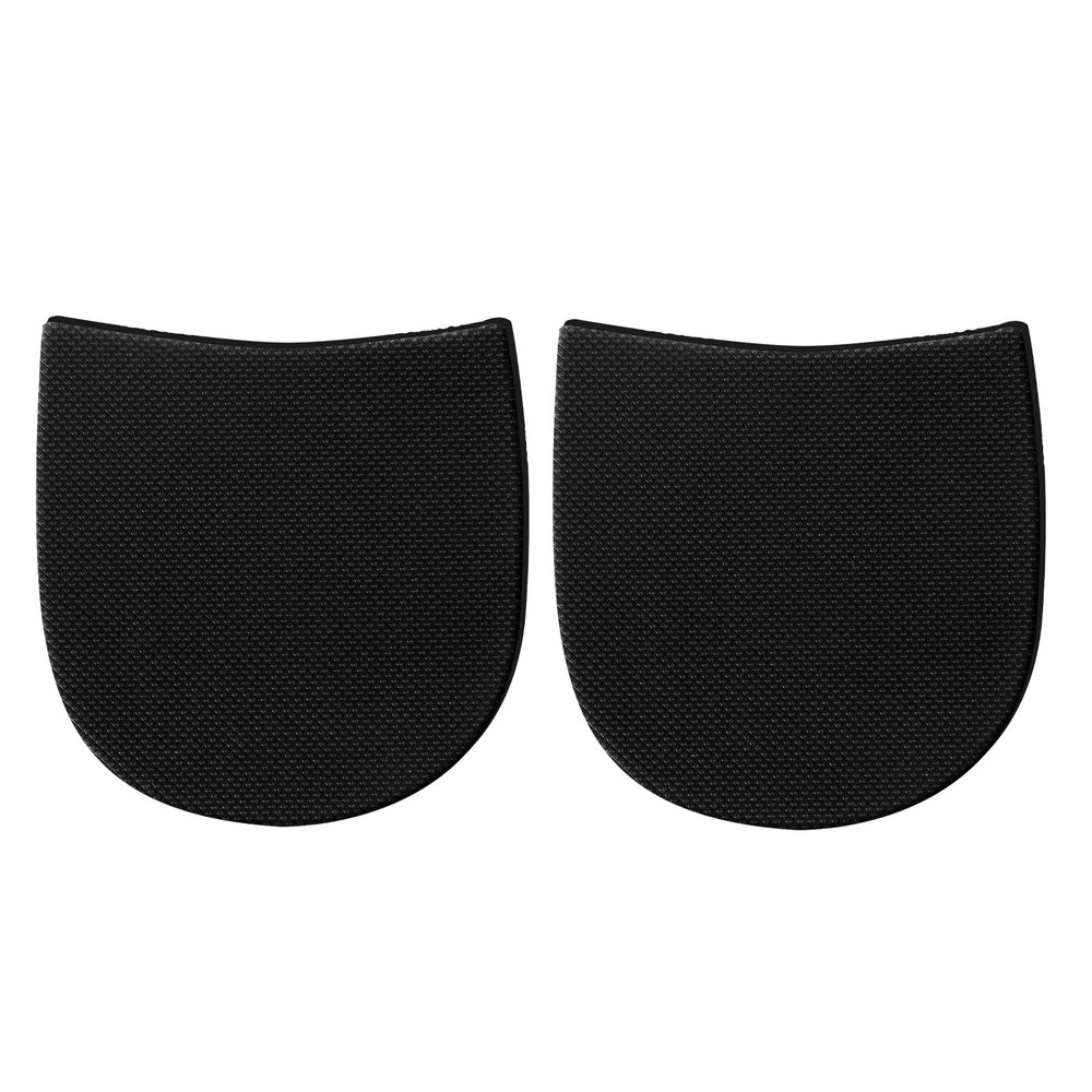 Vin Beauty Shoe Repair Rubber Heel Replacement, Boot Heel Replacement Repair Heels Anti-Slip Heels Pads 5/32 Inch (4mm) Thick, 1 Pair Black