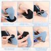 Vin Beauty Shoe Repair Rubber Heel Replacement, Boot Heel Replacement Repair Heels Anti-Slip Heels Pads 5/32 Inch (4mm) Thick, 1 Pair Black view 4