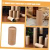 DIYEAH 8pcs Kraft Paper Tube Containers with Lids for Essential Oil Packaging Small Cardboard Tubes for Perfume Bottles Mailing and Craft Storage view 3