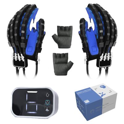 GOURIXIN Stroke Hand Rehabilitation Robot Gloves for Both Hands, Finger and Hand Function Recovery Training Device, Adjustable Strength and Speed, Relieve Finger Stiffness