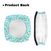 Gomyblomy Teal Spots Print Drive Walker Accessories Washable Protective Rollator Walker Seat and Backrest Covers Soft Breathable Walker Seat Covers for Seniors Women view 3