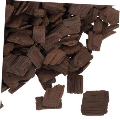 OUNONA 1Pack Aging Wine Oak Chips Heavy Toasted French Oak for Home Brewing Wine Making Enhance Red Wine Flavor Aroma for Whiskey Spirits