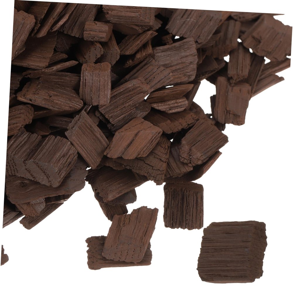 OUNONA 1Pack Aging Wine Oak Chips Heavy Toasted French Oak for Home Brewing Wine Making Enhance Red Wine Flavor Aroma for Whiskey Spirits