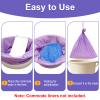 100 Commode Absorbent Pads for Bedside Commode Liners, Disposable Commode Liners Pads with Absorbent Gel, Portable Potty Liner Pads for Toilet Bags Bedpans view 3