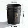 10 Pack - 5 Gallon Plastic Buckets with Lids - Food Safe, Stackable, BPA-Free Bulk Storage view 2