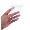 100pcs White Organza Bags Sheer Mesh Drawstring Pouches for Jewelry Christmas Showers Wedding Party Favors Versatile Storage view 4