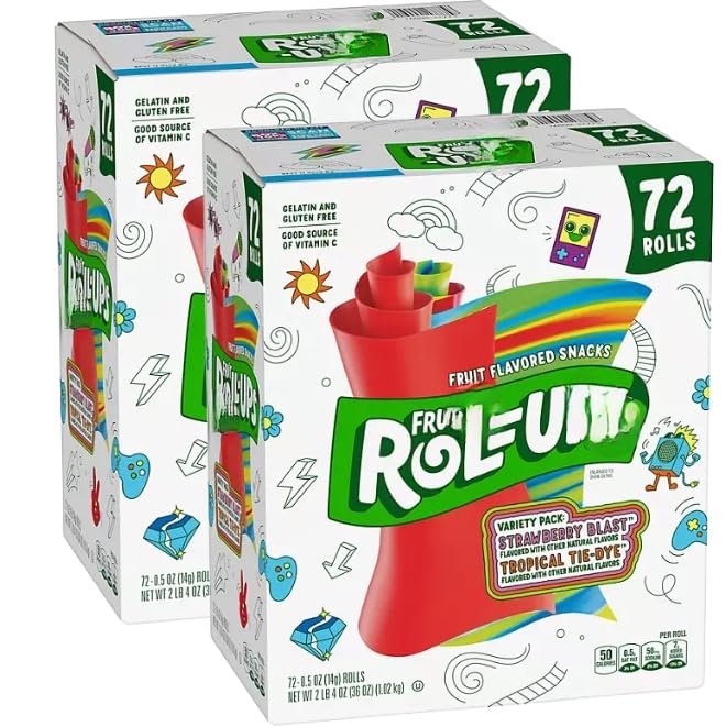 FruitY Variety Pack, 0.5 Ounces, 72 Count (2 Pack)