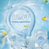 2PCS dr Chilly ice Ring Neck Cooling Tube with Cold Insulated Bag,Reusable Ice Neck Ring Wearable Body Cooler Products for Summer Heat iceringneckcooler (White) view 2
