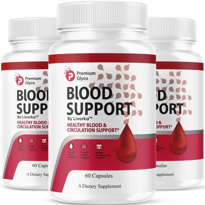 (3 Pack) Premium Glyco Capsules - Official PremiumGlyco Advanced Blood Support, Natural Premium Glycol Pills Maximum Strength Health & Wellness Multivitamin Supplement, 180 Capsules for 3 Months