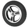 10in Electric Wheelchair Rear Wheel, Anti Skid Polyurethane Tire, Strong Bearing Alloy Hub, Easy to Use Vacuum Wheel for Versatile Replacement view 3