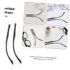 Operitacx TR90 Universal Replacement Eyeglasses Arms 1 Pair of Sunglass Temple Parts for Eyewear Repair Kit Compatible Men and Women Sturdy and Adjustable Design view 3