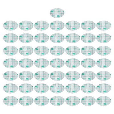 50pcs Baby Shower Ear Covers, Disposable Ear Protector Stickers, Safe ABS Material, Oval Shape Design, Double Protection with Cotton Ball, Easy to Carry for Travel, Tran
