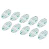 50pcs Baby Shower Ear Covers, Disposable Ear Protector Stickers, Safe ABS Material, Oval Shape Design, Double Protection with Cotton Ball, Easy to Carry for Travel, Tran view 4