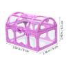 STOBAZA 12pcs Clear Wedding Candy Boxes Decorative Party Favor Storage for Bridal Showers Birthdays Multi Use Treasure Chest Design for Events and Celebrations view 2