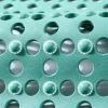 Lifup Shower Mat Suction Cups & Drain Holes Non Slip Bath Mat Quick Drying Bathtub Mats Blue 20.5" x 21.3" view 4