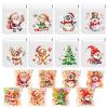 CCINEE Christmas Cellophane Bags, 240 PCS Self Sealing Cookie Bags Xmas Candy Wrappers Plastic Treat Snack Baggies for Christmas Party Gift Giving DIY Supplies Favor, 8 Styles view 1