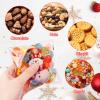 CCINEE Christmas Cellophane Bags, 240 PCS Self Sealing Cookie Bags Xmas Candy Wrappers Plastic Treat Snack Baggies for Christmas Party Gift Giving DIY Supplies Favor, 8 Styles view 3