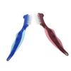 PACKOVE 2pcs Firm Toothbrush for Dentures Denture Cleaning Brush Double-Sided Toothbrush Head Travel Brush view 1