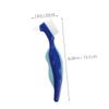 PACKOVE 2pcs Firm Toothbrush for Dentures Denture Cleaning Brush Double-Sided Toothbrush Head Travel Brush view 2