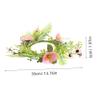 ABOOFAN Spring Candle Rings with Artificial Flowers for Pillars Wedding Centerpieces and Home Decor Reusable Floral Arrangements for Table and Window view 2