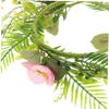 ABOOFAN Spring Candle Rings with Artificial Flowers for Pillars Wedding Centerpieces and Home Decor Reusable Floral Arrangements for Table and Window view 3