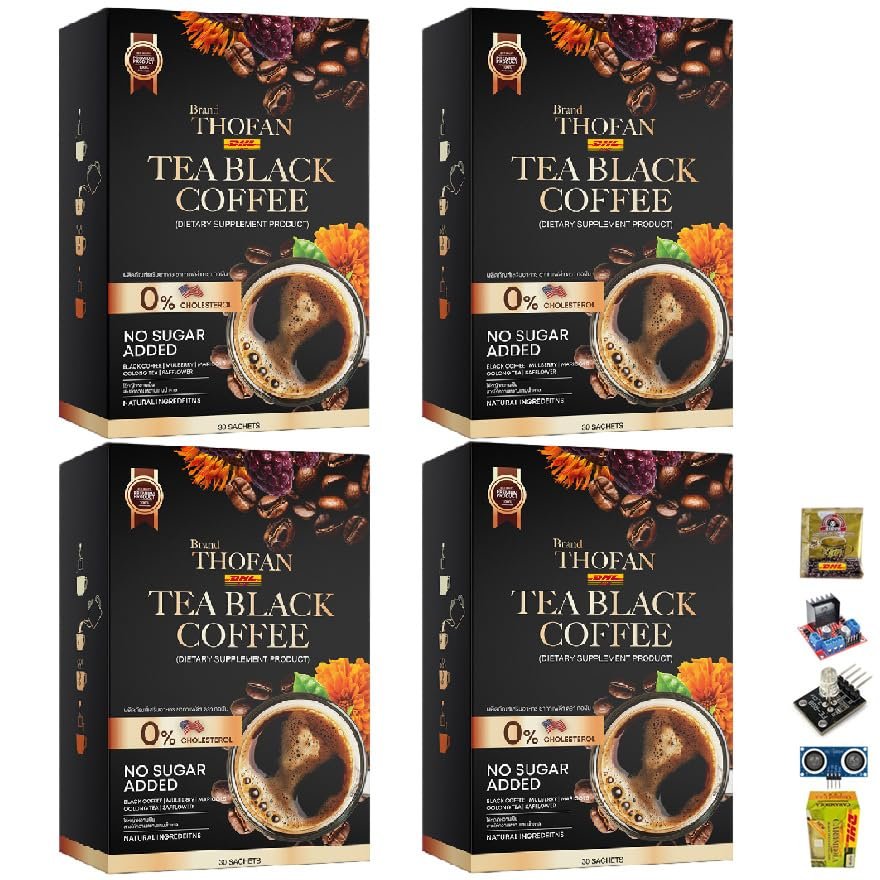 30 Bags/Box Delicious Fruit Snack Intense Mush Mellow THOFAN Black Coffee Tea (of 4) By Beautygoodshop [Get Free For You Beauty Gifts]