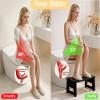 Yose Toilet Stool Foldable, 7 Inch Poop Stool for Bathroom, Toilet Stool Squat Adult, Thickened Bamboo Potty Stool with 400lb Support & Non-Slip Pads, for Better Bowel Health view 4