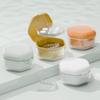 QLANDPCG 2pcs Braces Box, Braces Storage Box, Portable Box, Denture Storage Cleaning Box view 2