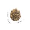 ABOOFAN 1Pair Brass Pi Yao Baoding Balls for Hand Therapy Compact Chinese Collectibles for Finger Dexterity Relief for Seniors Exercise Portable Wellness Tool view 2
