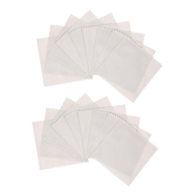 TOVINANNA 100pcs Suede Eyeglass Cleaning Cloths Versatile Jewelry Polishing Cloth for Glasses Jewelry and Screens Scratch Resistant Reusable Portable and Handy