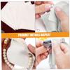 TOVINANNA 100pcs Suede Eyeglass Cleaning Cloths Versatile Jewelry Polishing Cloth for Glasses Jewelry and Screens Scratch Resistant Reusable Portable and Handy view 3