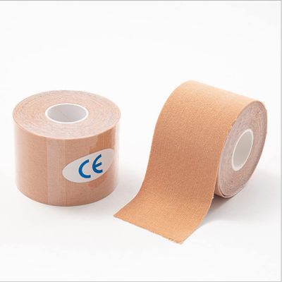 Kinesiology Tape Sports Tapes Elastic Freely Cut for Muscle Back Shoulder Elbow Waist Ankle Polyester Waterproof (Fresh, 5CM*5M)