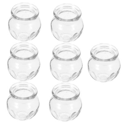 TOVINANNA Cupping Therapy Glass Set 7pcs Home Cupping Kit for Body Care Chinese for Massage Therapy Vacuum Suction for Relaxation Random Style