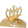Cabilock 50Pcs Crown Decorative Paper Candy Boxes for Weddings Bridal Showers Showers Birthday Parties Luxurious Keepsake Favors with Intricate Floral Patterns view 3