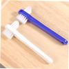 OUNONA 8pcs Portable Double-Sided Denture Cleaning Brush Set for Oral Care Mini Size for Home Use and Travel Braces Brush for Effective Cleaning view 4