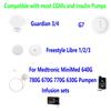 50Pack Universal CGM Adhesive Patches - Latex-Free Sweatproof Sensor Cover, Libre 3, Guardian & Insulin Pumps, Sensor Tape for Swimming, Sport & Sleep 10+Day Wear, Breathable CGM Patch, 0.8-Inch Hole view 2