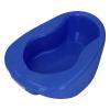 Nursing Bedpan Heavy Duty Urinal Slipper Bedpan with Lid for Elderly Bed Bound Adults Large Durable PP Plastic Bedpan for Home Hospitals Nursing Homes (Dark Blue) view 4