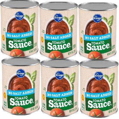 No Salt Added Tomato Sauce (6 Cans, 8 oz. each)