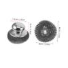 ZUNOXAZ Stainless Steel Wire Cleaning Kit Dish Brush Handle Scrubbing Pads Pan Cleaner Kitchen Tool Replacement Heads view 2