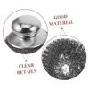 ZUNOXAZ Stainless Steel Wire Cleaning Kit Dish Brush Handle Scrubbing Pads Pan Cleaner Kitchen Tool Replacement Heads view 3