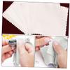 Anneome 100pcs Suede Cleaning Cloth Jewelry Lens Cleaning Cloth Glasses Cleaner Cloth Eye Glasses Lens Cleaner Cloth Cleaning Cloth for Glasses Lenses Screen Cleaner Cloth Grey view 3
