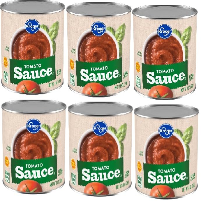 Tomato Sauce (6 Cans, 8 oz. each)