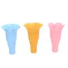 Silicone Ice Cream Cones Holders,3 Pcs Silicone Ice Cream Cone Holder,Drip Proof Foldable Reusable with Lids,Foldable for Kids Birthday Party view 4