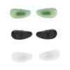 Anneome 3 Pairs Glasses Nose Bridge Pads Soft Slip Nose Cushions Black White Green for Eyeglasses Sunglasses Eyeglass Repair Kit Comfortable Grip Replacement view 1