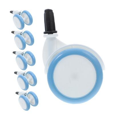 UPKOCH 6pcs Replacement Wheel Accessories for Pushchairs High Wear Resistant Smooth Swivel Silent Caster Wheels Fit for Strollers Enhanced Traction and Durability