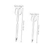 OUNONA 2pcs Stainless Steel Trash Gripper Tongs Grabber Tool for Easy Cleanup Portable Litter Picker for Seniors Efficient Garbage Collection view 2