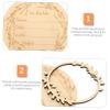 NUOBESTY 1Set Wooden Milestone Cards for Monthly Milestone Signs Newborn Announcement Cards Double Sided Engraved Photo Props for Months Growth Tracking view 3