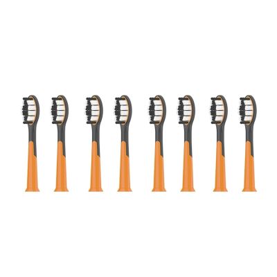 Electric Toothbrush Accessory Toothbrush Head. Compatible for SUBORT S9 Sonic Electric Toothbrushes(4 White Brush Head)