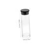 MAGICLULU 100Pcs Transparent Electric Toothbrush Head Storage Tubes with Black Lid Portable Protector Cases for Travel Home and Office Oral Care view 2